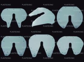 PLASTECNIC JSK37CW - KIT PLACAS DESLIZANTES 5ª RUEDA 1/2 LUNA