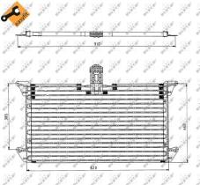 Nrf 35061 - Radiador Condensador  Aire Acondicionado