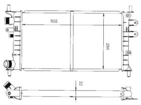 Nrf 50100 - Radiador