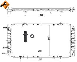 Nrf 52062 - Radiador