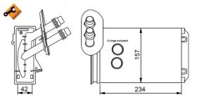 Nrf 58223 - Radiador