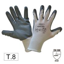 JBM 51633 - GUANTES C/PALMA REFORZADA NITRILO T