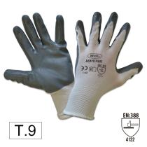 JBM 51634 - GUANTES C/PALMA REFORZADA NITRILO T