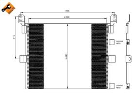 Nrf 35788 - Radiador Condensador  Aire Acondicionado