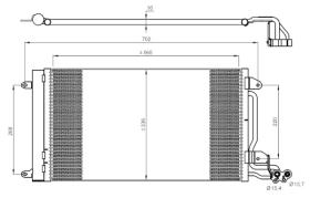 Nrf 35910 - Radiador Condensador  Aire Acondicionado