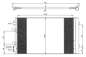 Nrf 35938 - Radiador Condensador  Aire Acondicionado