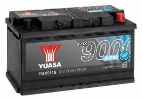 Yuasa YBX9115 - YBX9115 12V 80AH 800A YUASA AGM STA