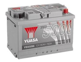 Yuasa YBX5096 - BATERIA 80AH 760A +D 278X175X190 B3