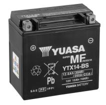 Yuasa YTX14BS - BATERIA MOTO YTX14BS  12AH 200A +5 150X87X14